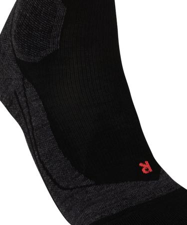 FALKE Women's Ski Socks SK Energizing Wool with Compression - Black-Neon Red (3178) - Size 39-42 Calf W2 - International Shipping Available - Buy Online on GoSupps.com