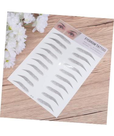 Housoutil 2pcs 3d Eyebrow Stickers Eye Brow Shaping Kit Brow Shaper Makeup Eyebrow Transfer Makeup Tools Hair - Buy Online on GoSupps.com