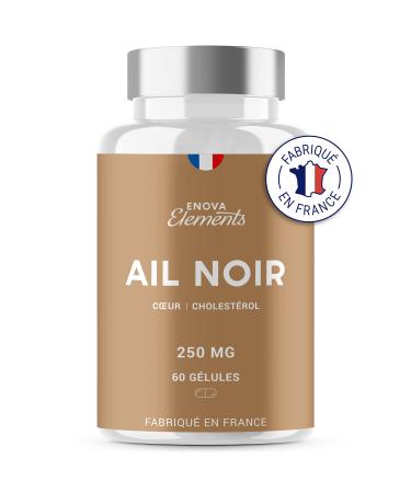 FERMENTED BLACK GARLIC | Standardized in S-allyl-cysteine ??| Blood circulation, Heart | 250 MG High dosed | 60 Odorless capsules | Food supplement | Made in France
