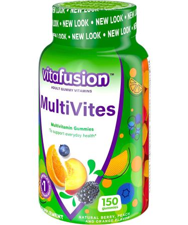 Vitafusion MultiVites Gummy Vitamins 150ct - Pack of 1 | 150 Count - Buy Online on GoSupps.com