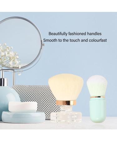 Small Capsule Makeup Brush Thickened Die Casting Round FakeBase Cosmetic Brush Travel Foundation Brush for Women Girls - Buy Online on GoSupps.com