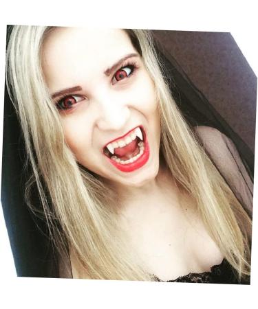 Lurrose 60 STK Halloween Teeth - Realistic Cosplay Werewolf Teeth for Parties | Artificial Plastic Tubs - Buy Online on GoSupps.com