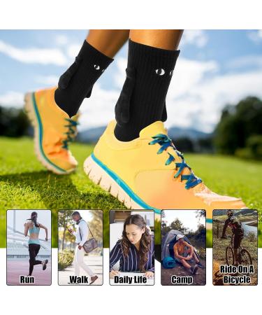 HOTBEST Magnetic Holding Hands Couple Socks - 4 Pairs, Funny 3D Doll Design, Breathable Cotton, Black - Buy Online on GoSupps.com