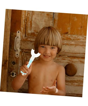 Magiclulu 3ST Electric U-Brush Toothbrush for Kids - Safe & Effective Mouth Cleaning for Toddlers - 1 Pack Sorted Colors - Buy Online on GoSupps.com