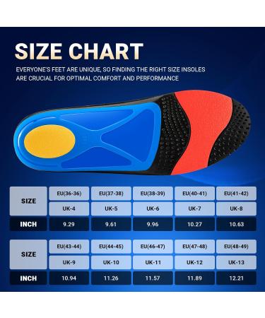 Dacat Orthopedic Insole for Heel Spur & Plantar Fasciitis | Flat Foot Shoe Inserts | EU Size 48-49 - Comfortable & Supportive Insoles for Men & Women - Buy Online on GoSupps.com
