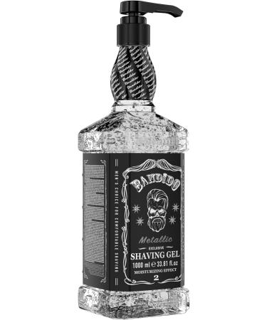 Bandido Shaving Gel for Men - Non-Foaming Precise Shave 1000ml | International Shipping Available - Buy Online on GoSupps.com