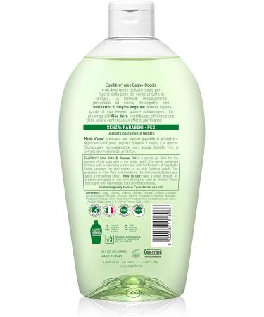  Equilibra Equilibra Body Aloe Bathroom Delicate Aloe Shower with Moisturizing and Purifying Action Suitable for the Whole Family with Aloe Vera and Plant-Based Surfactants 1000 ml - Buy Online on GoSupps.com