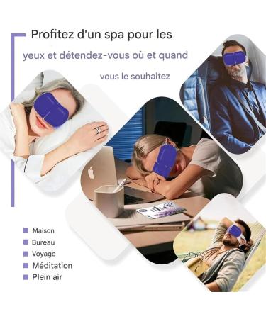  Ancsttu Steam Mask - 10 Pieces Thermal Eye Mask Hot Compresses for Relaxation Spa at Home Bedtime Routine Meditation Session Post-Workout Recovery Relaxation - Buy Online on GoSupps.com