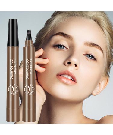  Generisch Eyebrow Pen for Microblading Eyebrow Pencil Eyebrow Pencil Waterproof Eyebrow Pen with 4 Eyebrow Fork Tips Liquid Eyebrow Pen Long Lasting - Buy Online on GoSupps.com