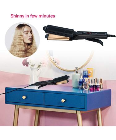 2'' Fluffy Hairstyle Hair Crimper Iron for Perfect Curls - Corrugation Hair Iron for Stylish Look - Buy Online on GoSupps.com