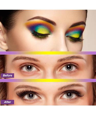 Reusable Magnetic Eyelashes Kit with Eyeliner - Natural Look, Soft & Easy to Apply | 10 Pairs of Magnetic Lashes, 2 Tubes of Magnetic Eyeliner, and Tweezers - Buy Online on GoSupps.com