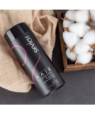 Sevich Unisex Hair Fibers - 5 Seconds to Conceal Hair Loss | Natural Keratin for Thinning Hair | 25g Black - International Shipping Available - Buy Online on GoSupps.com