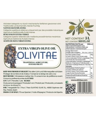 OLIVITAE. Ceramic pack includes a beautiful hand-painted ceramic oiler and 5 l extra virgin olive oil. - Buy Online on GoSupps.com