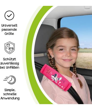 Hits4KIDS Bluth Cushion Car for Children - Disney Minnie Mouse Seat Belt & Backpack Shoulder Cushion Comfortable Belt Protection for Girls (20cm) - Buy Online on GoSupps.com