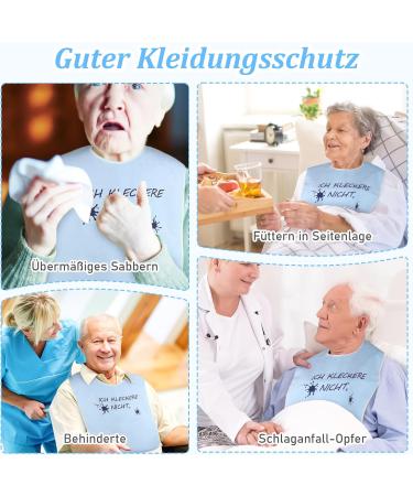 Shop Wertcop Reusable Adult Bibs - Waterproof Easy to Clean Funny Designs for Men & Women | Perfect Clothing Protection for Seniors - Buy Online on GoSupps.com