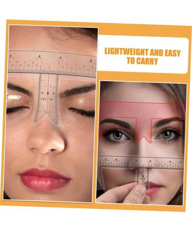 FOMIYES 10pcs Eyebrow Design Ruler Drawing Tool Brow Makeup Supplies Shape Eyebrow Trimming - Buy Online on GoSupps.com