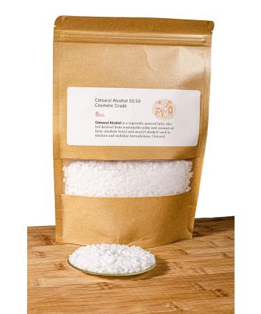 Cetearyl Alcohol Cosmetic Grade Suitable for Making Conditioners  Scrubs  Creams and More 8oz