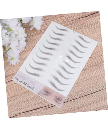 WOFASHPURET Eyebrow Stencils Realistic Eyebrow Tattoos 2pcs 3d eyebrow stickers women s suits lady tools Brow Makeup Grooming Shaping Shaper 4d Artificial Eyebrow - Buy Online on GoSupps.com