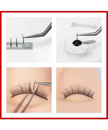 Buy THE LASH SUPPLY Spikes Eyelash Extensions - C/D Curl 10-18mm 0.07 Thickness Matte Black Soft & Lightweight - International Shipping Available - Buy Online on GoSupps.com