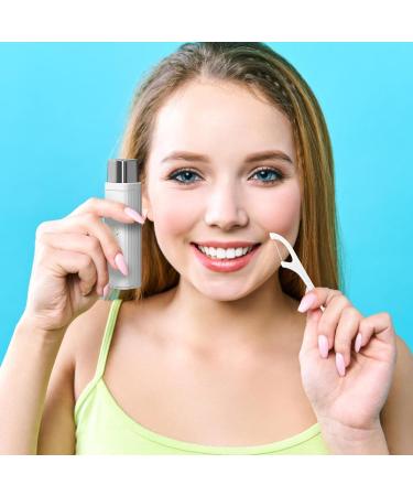 3PC Portable Dental Floss Dispenser | Automatic Floss Case with 50 Refillable Sticks | Ideal for Travel & Teeth Cleaning - Buy Online on GoSupps.com