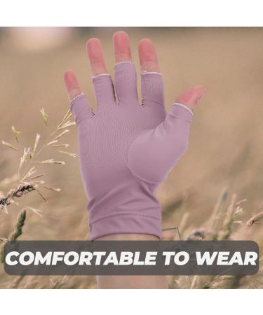 FOMIYES 1 Pair Uv Gloves Sun Protection Gloves Outdoor Hiking Gloves Manicure Gloves Uv Protection Uv Gel Gloves Nails Gel Nail Gloves Major Women's Lamp Fabric As Shown - Buy Online on GoSupps.com