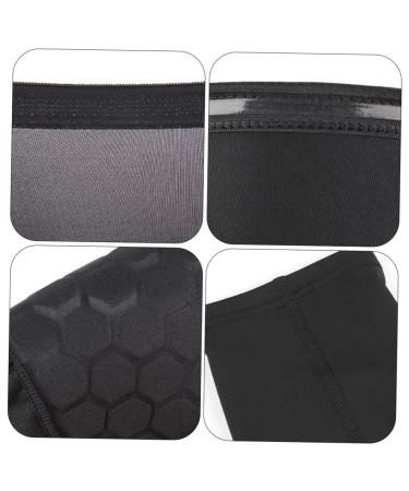 FRCOLOR Anti-Collision Leg Sleeves | Compression Basketball & Kickboxing Shin Pads | Honeycomb Polyester Calf Sleeve for Men - Buy Online on GoSupps.com