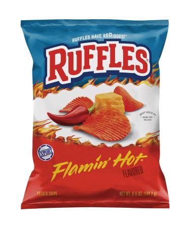 Ruffles Ruffles Flamboyant Hot Potato Chips 250g