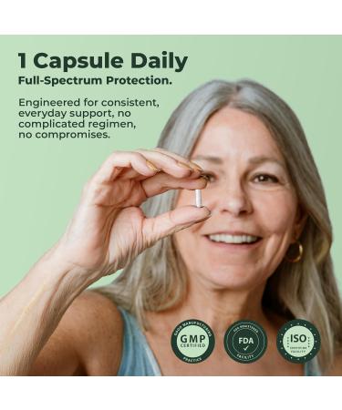 EverVision 14-in-1 Advanced Eye Formula AREDS 2 with Lutein and Zeaxanthin - 30 Vegan Capsules of Eye Vitamin Supplement with Astaxanthin, Saffron & Meso-Zeaxanthin - Perfect for Eye Health & Vision - Buy Online on GoSupps.com