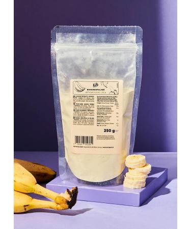 KoRo - Freeze-dried banana powder - 100% banana - Vegan & lactose-free - 250 g