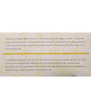Organic White Tea - 100 Bags | Premium Quality Loose Leaf Tea - Buy Online on GoSupps.com