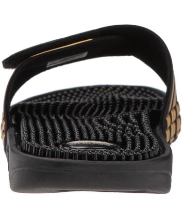 adidas Men's Adissage Slides Sandal - Size 10 - Black/Gold - Buy Online on GoSupps.com