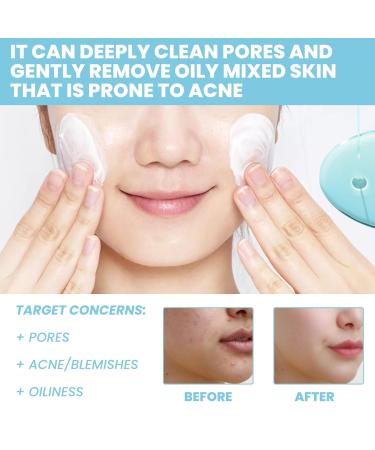 Deep Cleansing Facial Foam - Oil Control Pore Refining & Skin Tightening - Unclog Pores & Brighten Skin(2PCS) - Buy Online on GoSupps.com