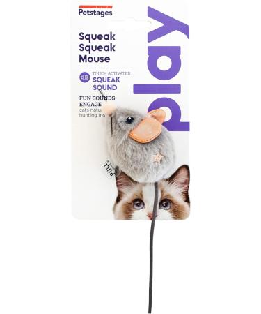 Petstages Squeak Squeak Mouse Plush Catnip Cat Toy - Buy Online on GoSupps.com