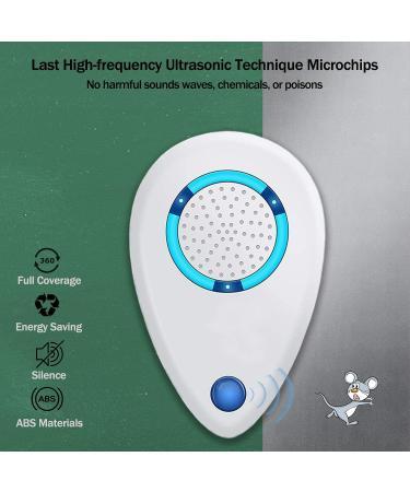 Ultrasonic Pest Repeller 4-Pack: Electronic Plug-in Sonic Control for Mosquitoes, Roaches, Ants, Mice, Bugs, Rodents, Insects, Spiders - Buy Online on GoSupps.com