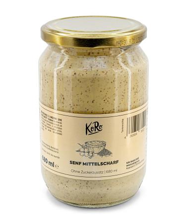 KoRo - Medium mustard without added sugar 680 ml