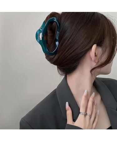 Hair Clips Hair Claws Clips Jelly Hair Clamps Plastic Irregular Hair Hair Accessories Women Girls(Color:Brown) - Buy Online on GoSupps.com