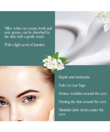 Jasmine Eye Cream for Dark Circles and Puffy Eyes - Anti Wrinkle Eye Cream for Women - Fade Fine Line Remove Eye Bags - Firming Lifting Moisturizing Improves Contours - Buy Online on GoSupps.com