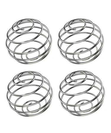 IUSOT Lot de 4 boules shaker prot in es en acier inoxydable pour m langeur boule m langeuse de bouteille fouet m tallique boules de m lange pour boissons prot in es