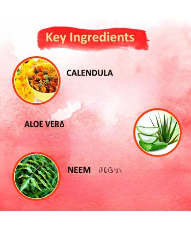 PRZX Calendula Face Wash 100gm with Aloe Vera & Neem | Gentle Daily Cleanser for Oily Skin | Suitable for Men & Women - Buy Online on GoSupps.com