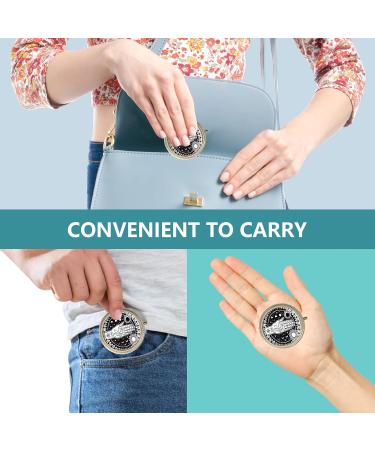 Small Pill Box with Mirror - Retro Bronze 3-Compartment Container for Vitamins & Supplements | Y-17-Sun Moon Astrology Design - Buy Online on GoSupps.com