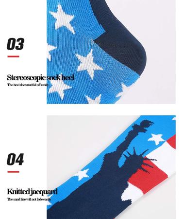 Randvi Compression Stockings for Men & Women (20-30 mmHg) - Ideal for Walking Travel Cycling & Pregnancy - Dark Blue (L/XL) - Relief for Edema & Nurses - Buy Online on GoSupps.com