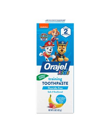 Orajel Paw Patrol Training Toothpaste - Fluoride Free Fruity Fun Flavor 1.5 oz - Buy Online on GoSupps.com