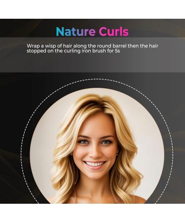 Thermal Brush 3 Temps LCD Display Up to 400 F Curling Brush Curling Iron 1.25 in Heated Curling Brush Ceramic Tourmaline Ionic Volumizing Brush Curling Comb 110-240V Travel Curling Iron - Buy Online on GoSupps.com