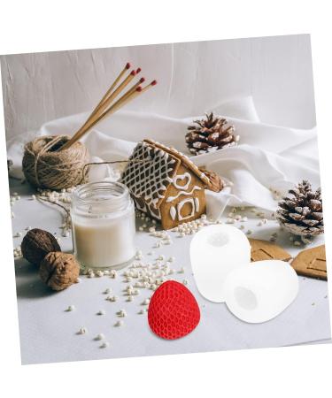 Zerodeko 2 Pcs Silicone Mold Resin Epoxy Fruit Shaped Mold Fake Strawberry Mold Artificial 3D Ugly Orange 5.1X4.9X4.1CM White - Buy Online on GoSupps.com