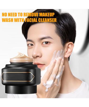  JPSDOWS Men's Makeup Cream Men's Concealer Cream 50g Long-Lasting Face Makeup | Long-lasting face cream concealer for lazy makeup gift for husband or - Buy Online on GoSupps.com