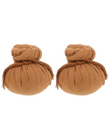 Ipetboom Thai massage balls 2 pieces Thai herbal compress ball Warmwood Warmy Waterwood Aroma massage spa product Chinese Moxa bag for spa athletes brown