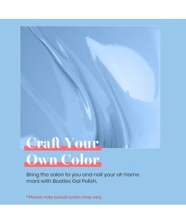 Beetles Baby Blue Gel Nail Polish - 15ml | Soak Off, UV/LED Lamp Required | Salon Quality at Home - Buy Online on GoSupps.com