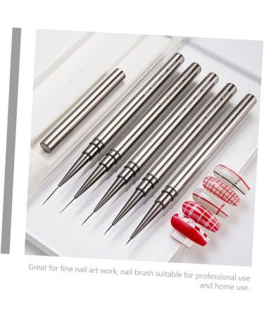 Mikinona Nail Art Drawing Pen Nail Painting Brush Nail Art Pen Manicure Tools Nail Design Brush Nail Pens Nail Art Liner Pens Nails Brush Pen Manicure Drawing Tool Thin Nail Art Brush 18x1cm As Shown - Buy Online on GoSupps.com