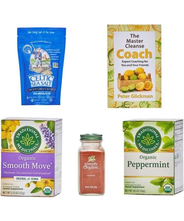 Maple Valley Master Cleanse 10 Day Detox Kit - Organic Maple Syrup, 64 oz Glass Bottle, Master Cleanse Coach Book by Peter Glickman - Buy Online on GoSupps.com