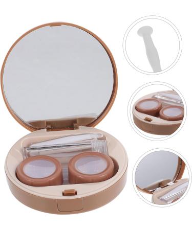 Buy Healvian Portable Contact Lens Case with Mirror & Tweezers | Cute Travel Tool Set for Eye Care - Best for Outdoors & Everyday Use - Buy Online on GoSupps.com